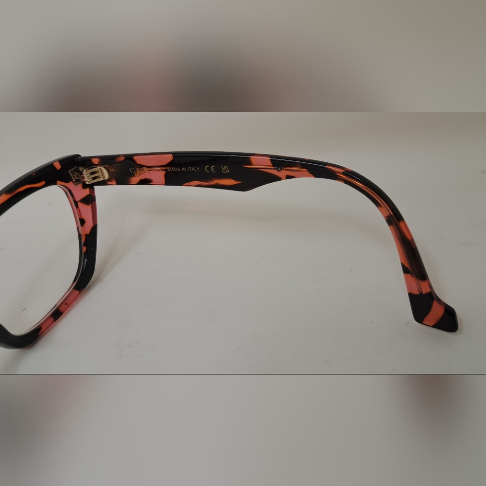 Gucci Women's Eye Glasses Red Havana Transparent Cat Eye GG1334O 003 52-20-145 - Picture 8 of 16